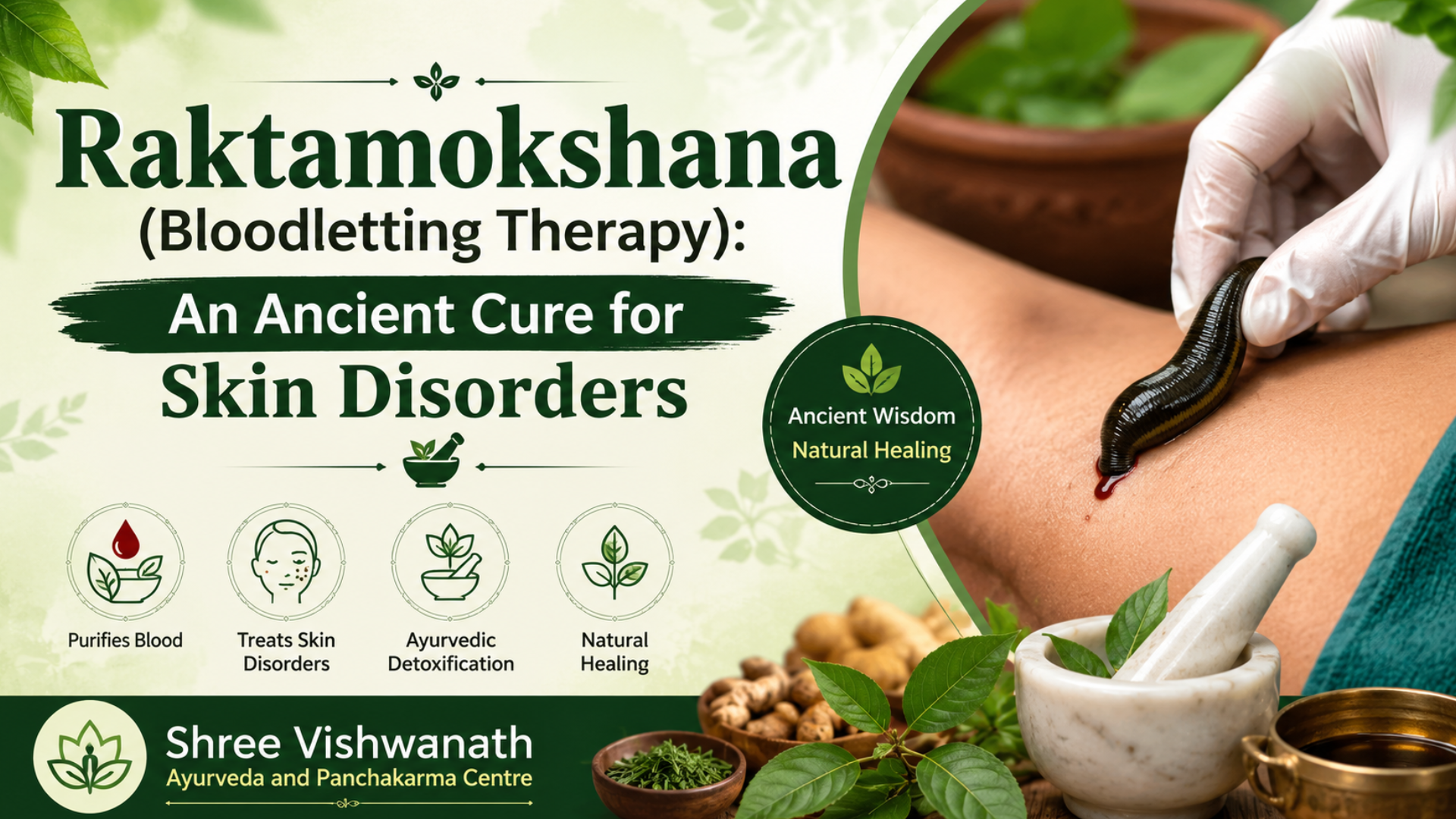 Raktamokshana (Bloodletting Therapy): An Ancient Cure for Skin Disorders